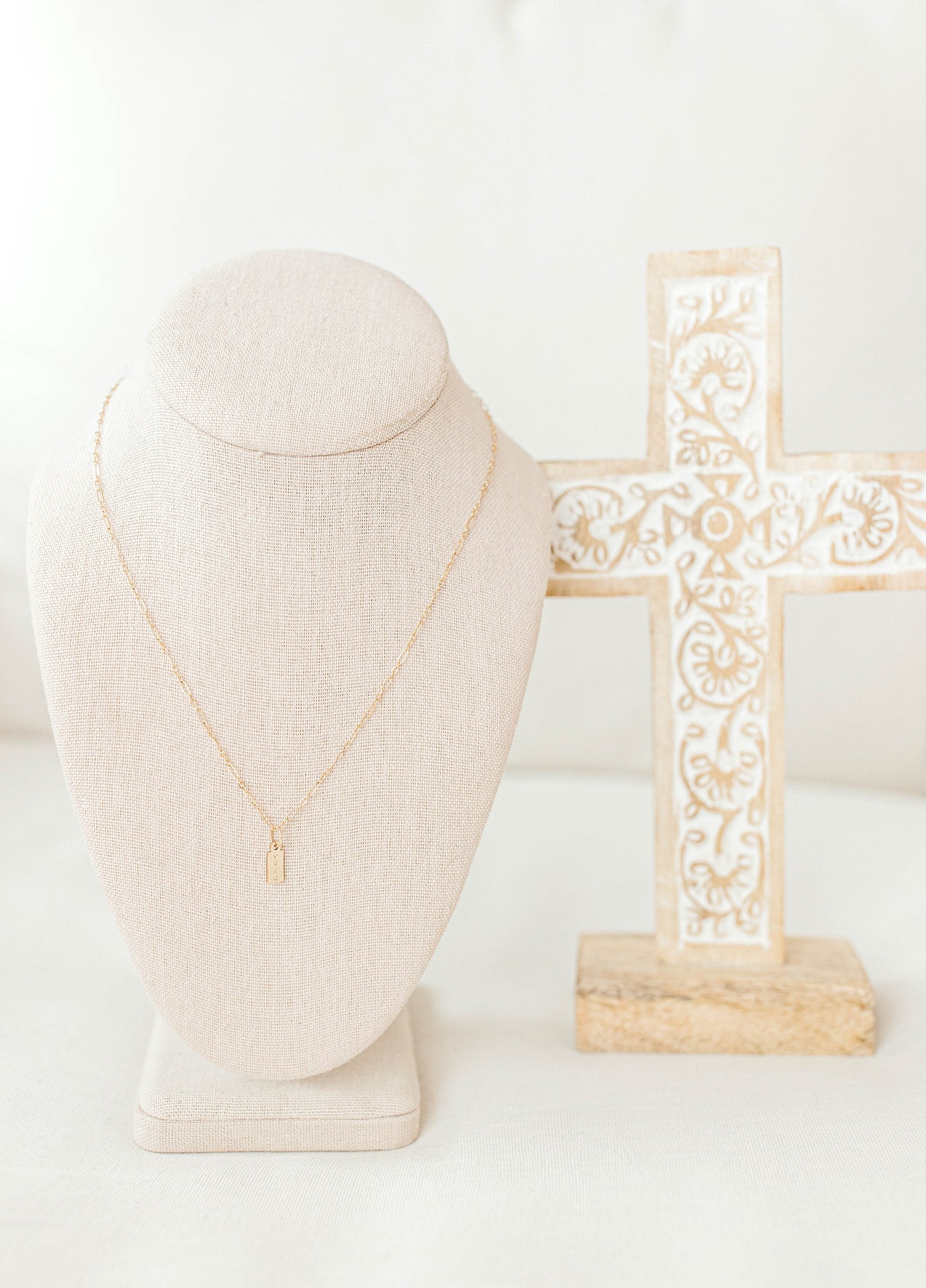 Hand Stamped YHWH Necklace
