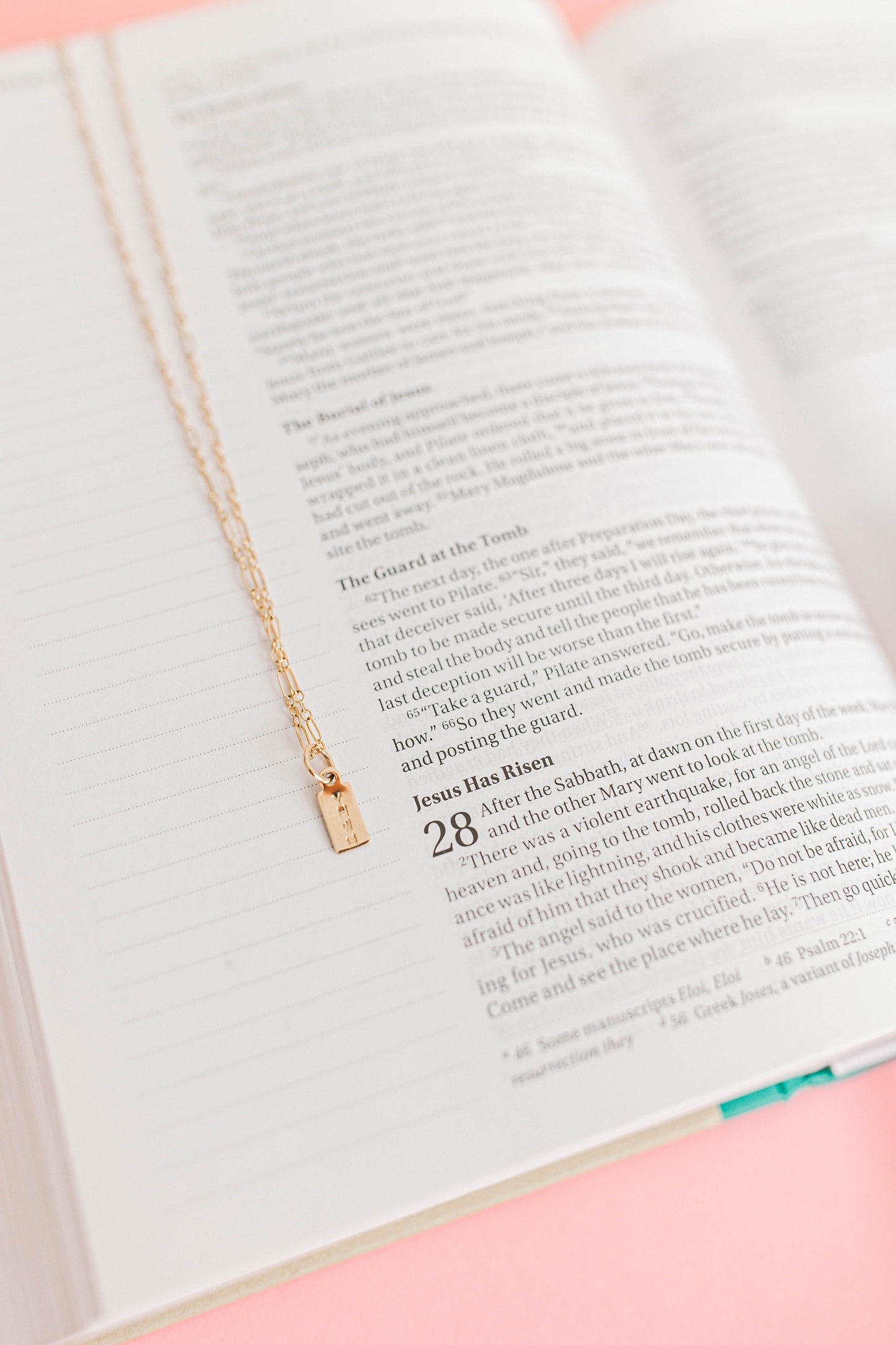 Hand Stamped YHWH Necklace