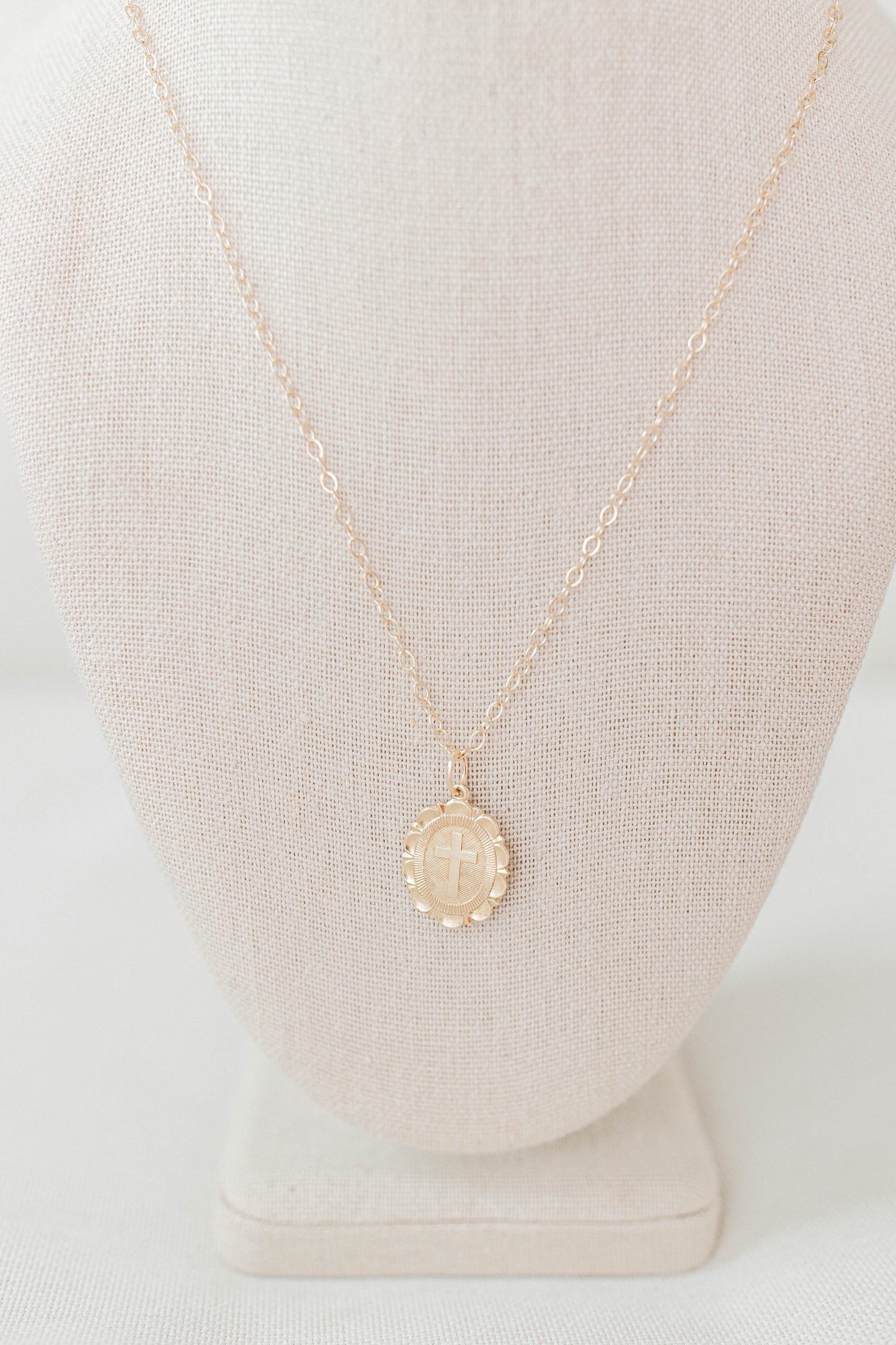 Heirloom Cross Pendant Necklace