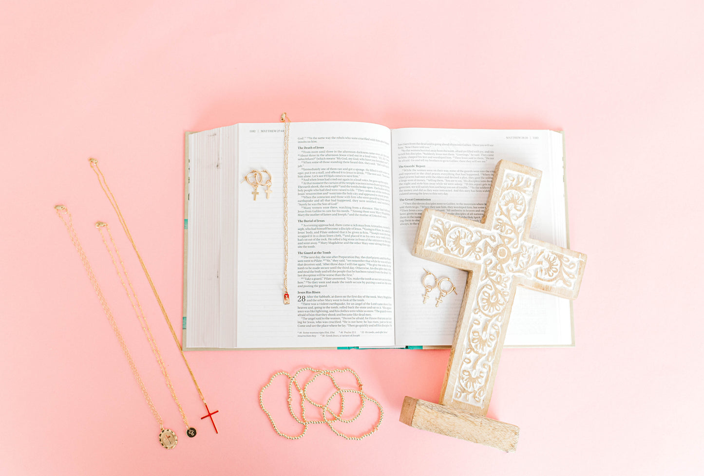 Large Cross Necklace
