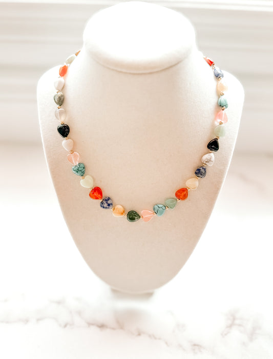 Love In Color Gemstone Necklace