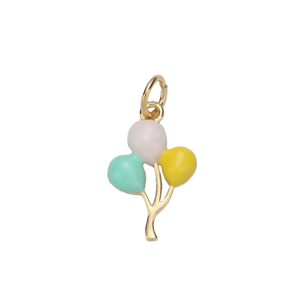 A 14k gold filled balloon charm made perfectly for your custom made Pearly Pie charm necklace.