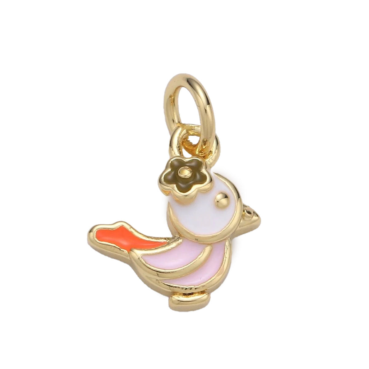 A 14k gold filled chicken charm made perfectly for your custom made Pearly Pie charm necklace.