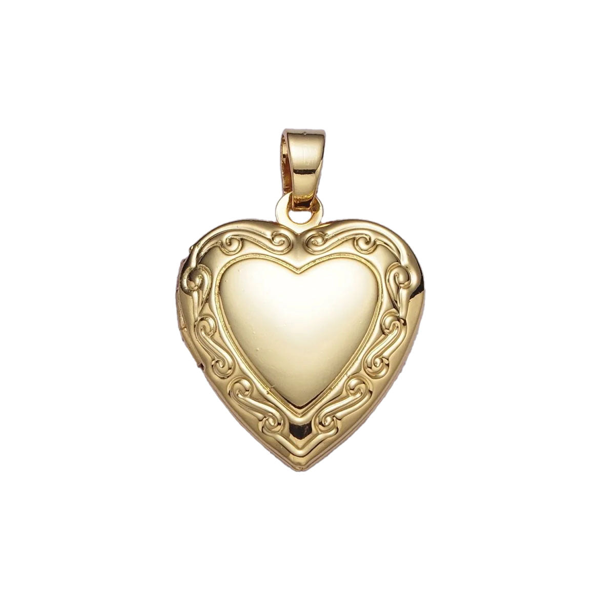 A 14k gold filled heart charm made perfectly for your custom made Pearly Pie charm necklace.