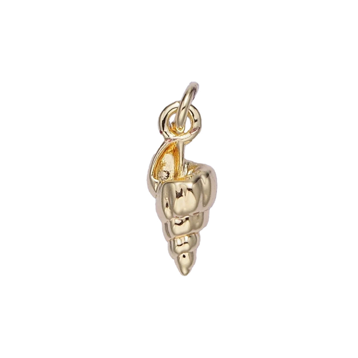 A 14k gold filled seashell charm made perfectly for your custom made Pearly Pie charm necklace.