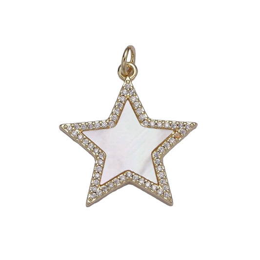 A simple 14k gold filled star charm for your perfect custom made charm necklace.