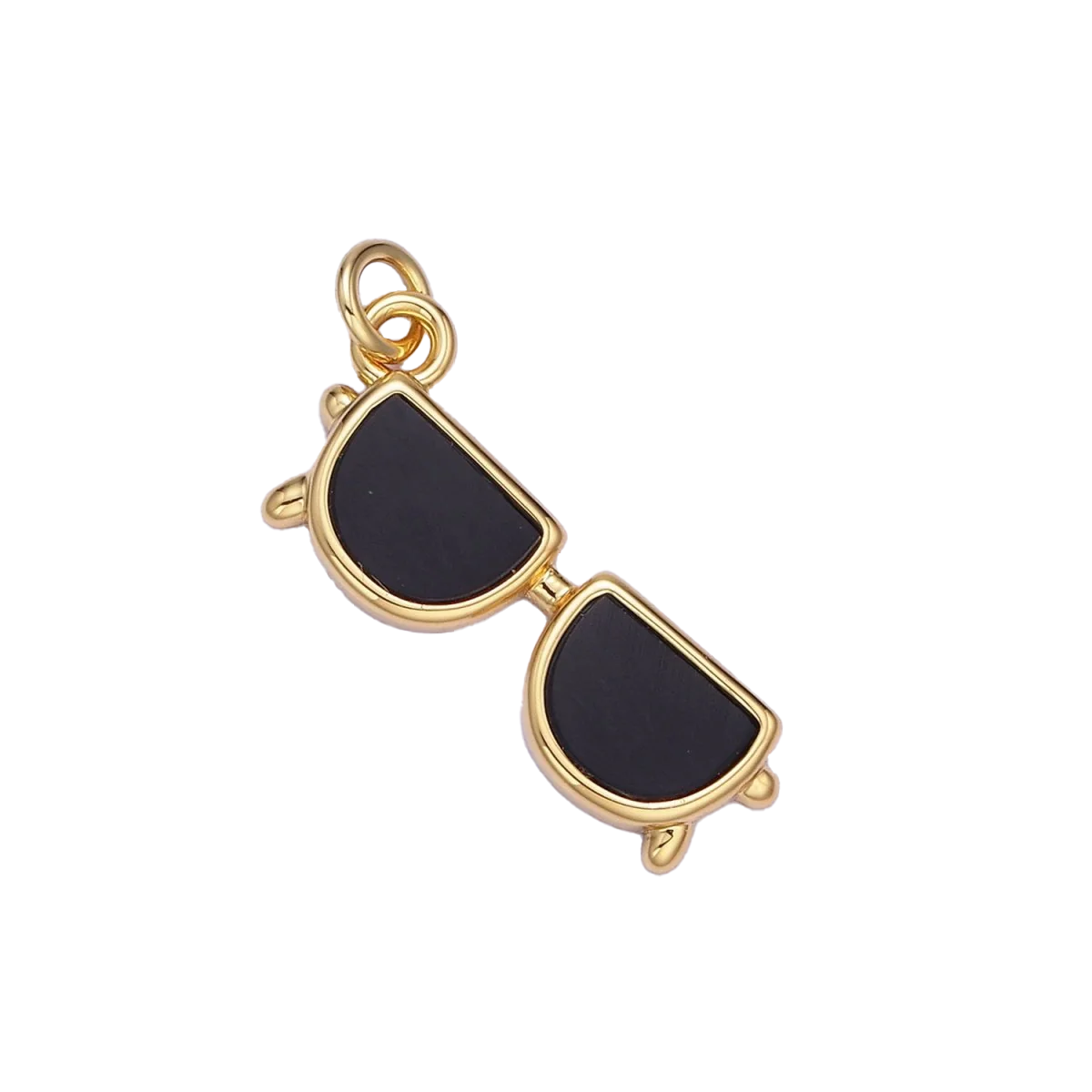 A 14k gold filled sunglasses charm made perfectly for your custom made Pearly Pie charm jewelry.